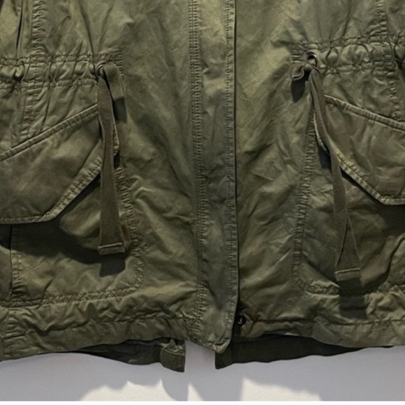 Loft Olive Green Utility Jacket Small - Picture 3 of 4